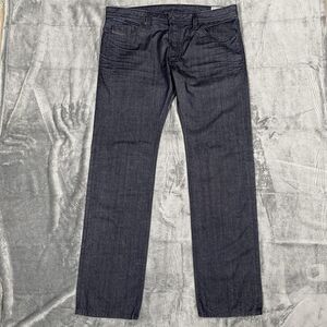 Diesel Safado Jeans Mens 36x34 Blue Dark Wash Slim Straight Denim Made In USA